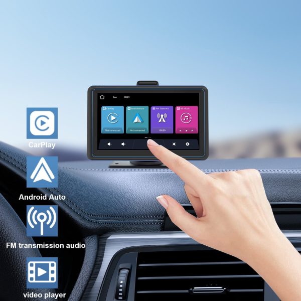 EOnmo Motor Vehicles On Clearance 7-Inch Wireless Portable Screen Car Navigation Intelligent Bluetooth Reverse Rear View Car Mp5 Player - Image 6