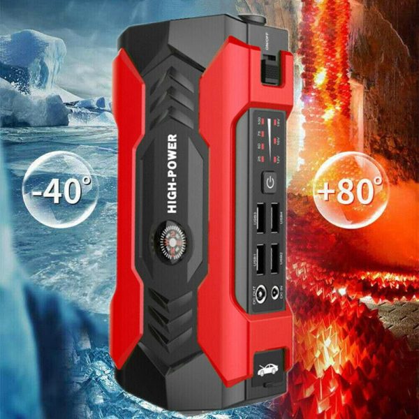 99800mAh Car Jump Starter Booster Jumper Box Power Bank Battery Charger Portable - Image 10