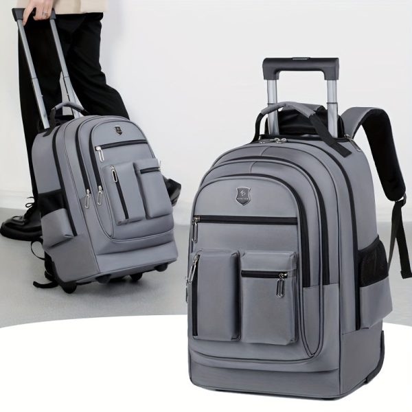 Large Capacity Wheeled Travel Backpack - Image 6