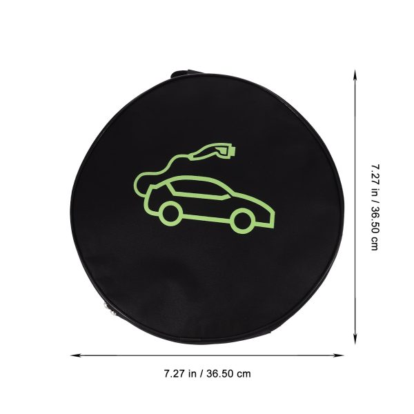 Gongxipen Round Cable Storage Bag EV Cable Bag Portable Cable Storage Bag Polyester Cable Pouch - Image 5