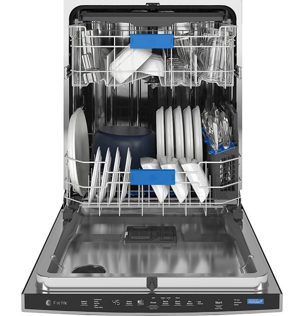 GE Profile - Top Control Built-In Stainless Steel Tub Dishwasher with 3rd Rack and Microban, 42dBA - Stainless steel - Image 6