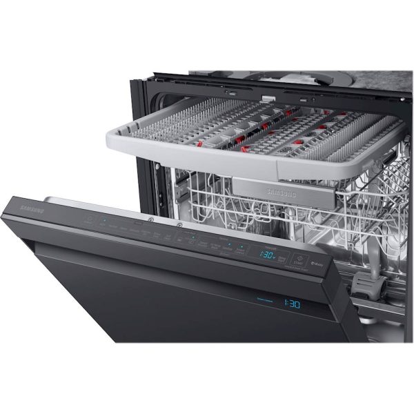 Samsung - Linear Wash 24" Top Control Built-In Dishwasher with AutoRelease Dry, 39 dBA - Black stainless steel - Image 10