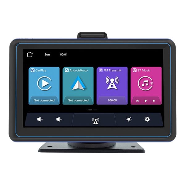 EOnmo Motor Vehicles On Clearance 7-Inch Wireless Portable Screen Car Navigation Intelligent Bluetooth Reverse Rear View Car Mp5 Player - Image 2