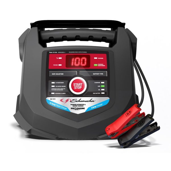 Schumacher SC1280 15A 6V/12V Fully Automatic Battery Charger/Maintainer – Auto & Marine - New in Box - Image 2