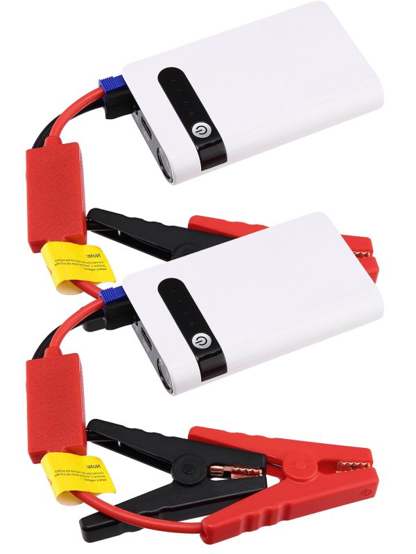 2Packs 12V 20000mAh Car Jump Starter Booster Jumper Portable Engine Emergency Charger Auto Power Bank Battery Charger