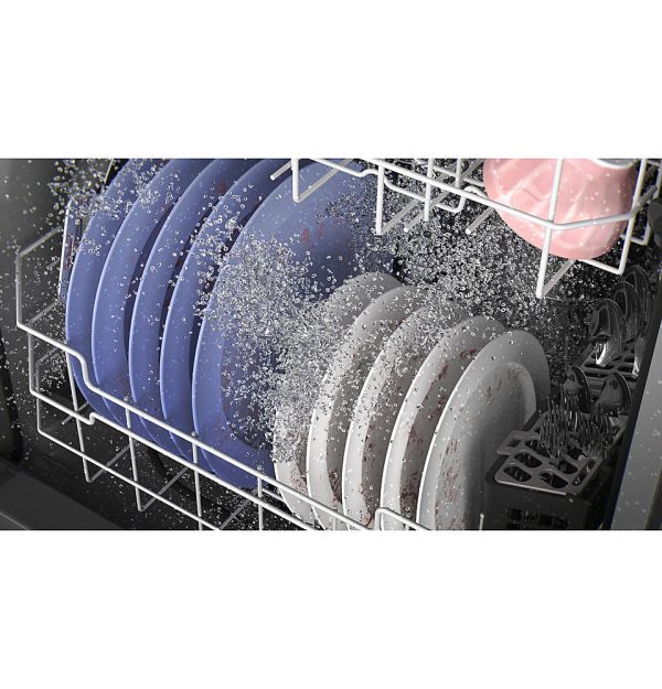 GE - Top Control Built In Dishwasher with Sanitize Cycle and Dry Boost, 52 dBA - White - Image 10