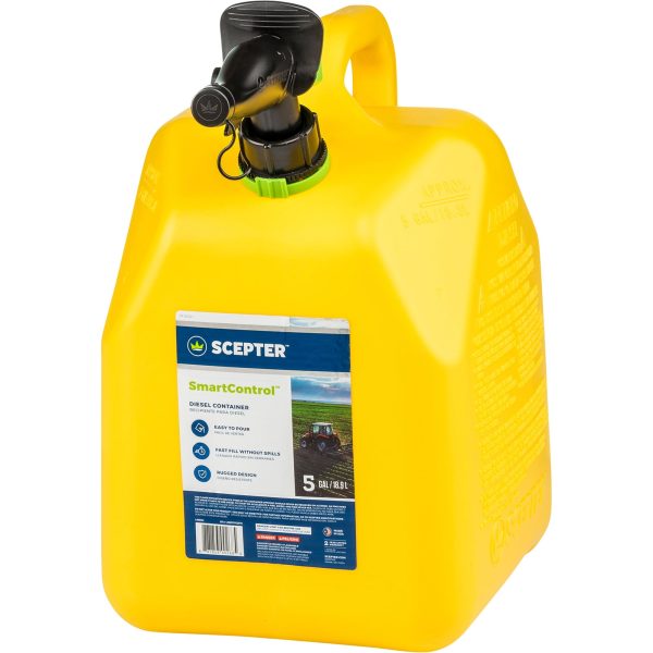 Diesel Fuel Can — 5-Gallon, Yellow, Model# FR1D501 - Image 2