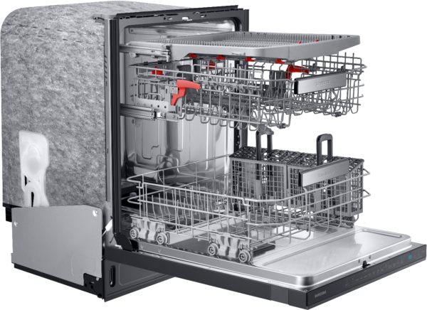 Samsung - Linear Wash 24" Top Control Built-In Dishwasher with AutoRelease Dry, 39 dBA - Black stainless steel - Image 13