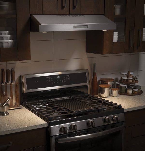 GE Profile - 30" Convertible Range Hood - Stainless steel - Image 5