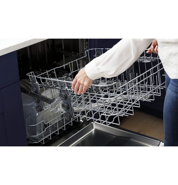 GE - Front Control Built-In Dishwasher, 52 dBA - Black - Image 7