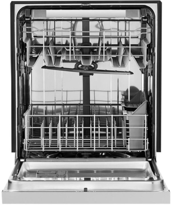 Whirlpool - Front Control Built-In Dishwasher with Stainless Steel Tub, 3rd Rack, 50 dBA - Monochromatic stainless steel - Image 4