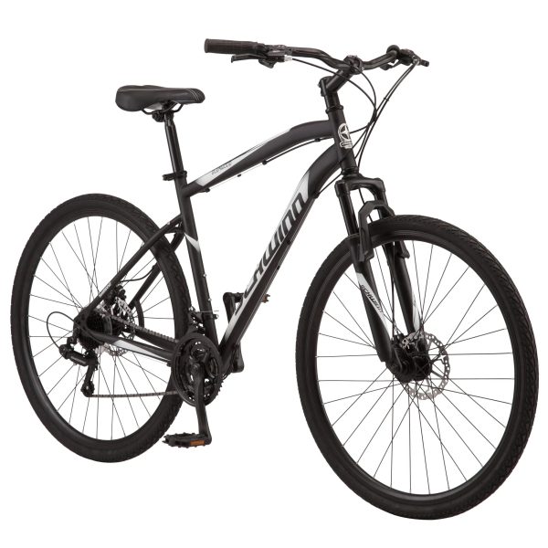 Schwinn 700c Glenwood Mens Hybrid Bike, 21 Speeds, Black - Image 2