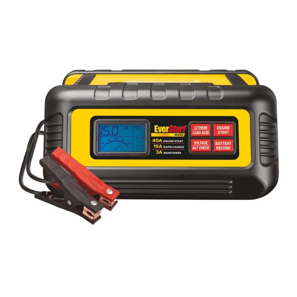 EverStart Maxx 15 Amp Battery Charger and Maintainer with 40 Amp Engine Start (BC40BE) - Image 6