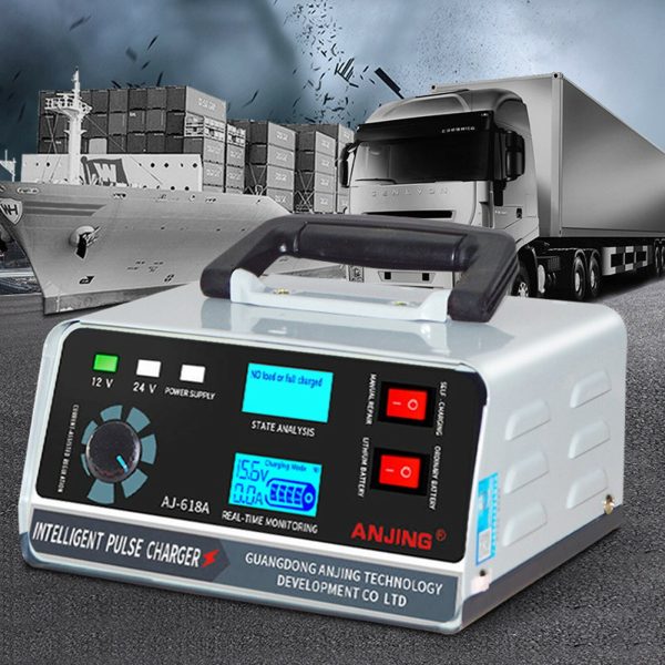 AJ-618A Smart Automatic Car Battery Charger Heavy Duty Pulse Repair Maintainer 12V