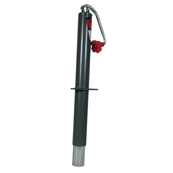 BULLDOG 175000 Round Trailer Jack, A-Frame, 5,000 lbs. Lift Capacity, Topwind, Bolt-On, 15 Inch Travel - Image 4