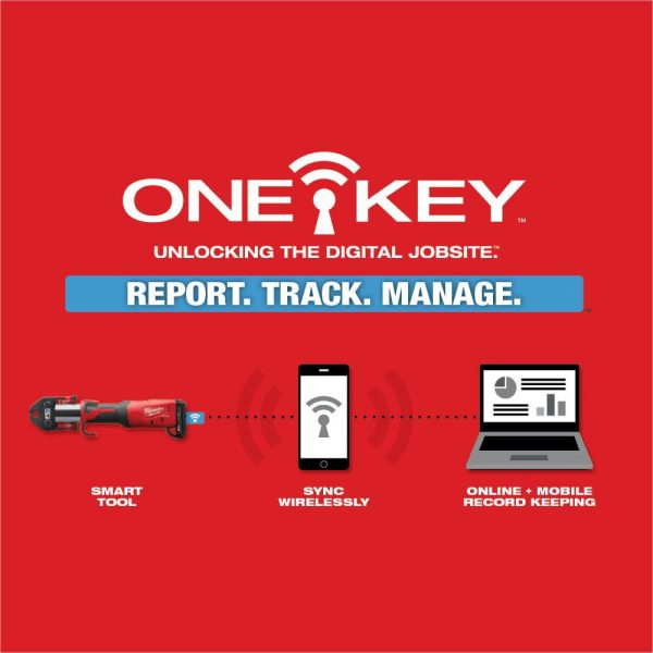 Milwaukee M18 FORCE LOGIC Press Tool with ONE-KEY with 1/2"-2" CTS Jaws 2922-22 from Milwaukee - Image 9