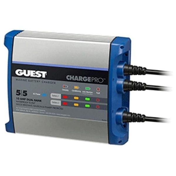 Guest 2 Bank - 120V Input On-Board Battery Charger - 10A & 12V