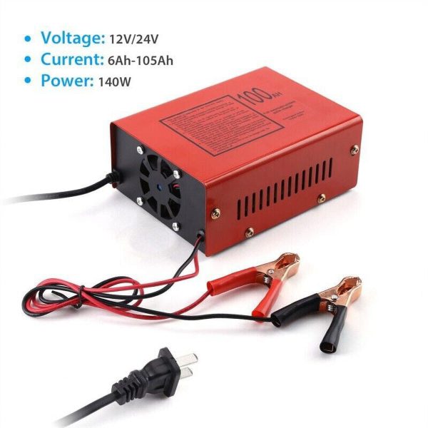 Maintenance Free Battery Charger 12V/24V 10A 140W Output For Electric Car Pro - Image 9