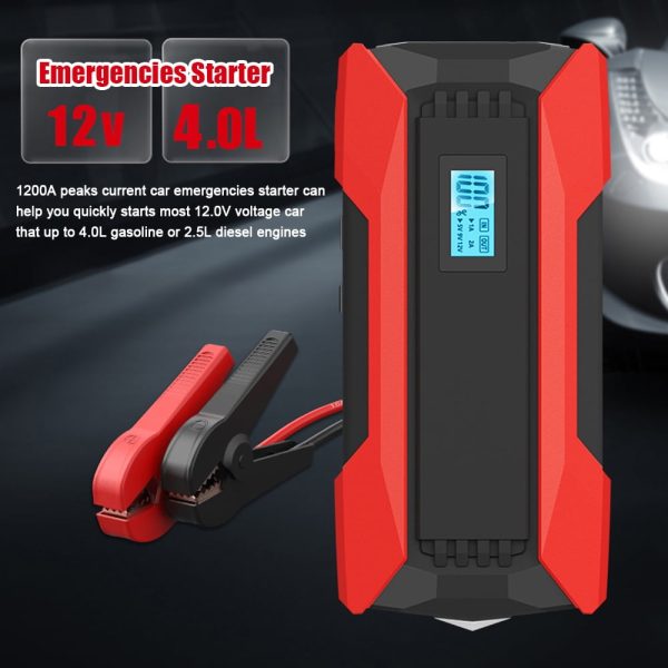 SABO 1200A Peaks 8000mAh Car Jump Starter Start Engine with Confidence - Image 5