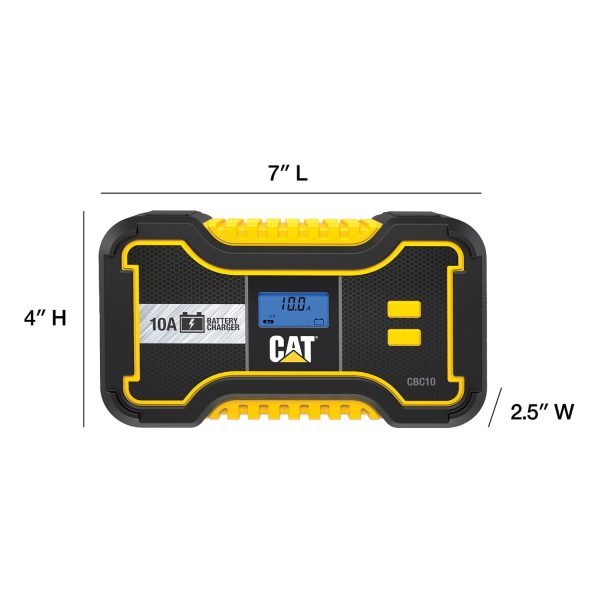 Cat CBC10 Professional 6-Volt/12-Volt 10-Amp Automatic Battery Charger/Maintainer, CBC10 - Image 5