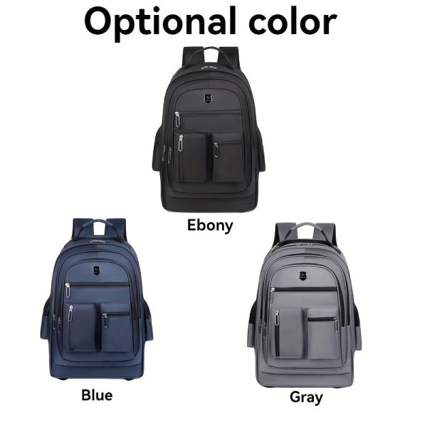 Large Capacity Wheeled Travel Backpack - Image 5