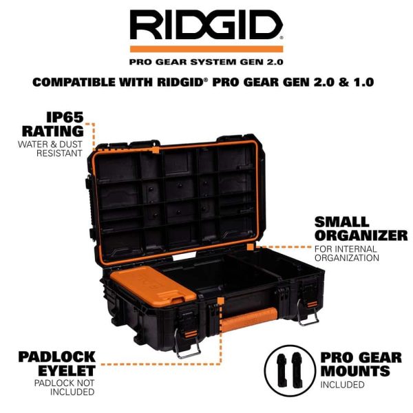 2.0 Pro 22 in. Gear System Rolling Tool Box and Tool Box and Tool Case 254065-254067-254069 - Image 3