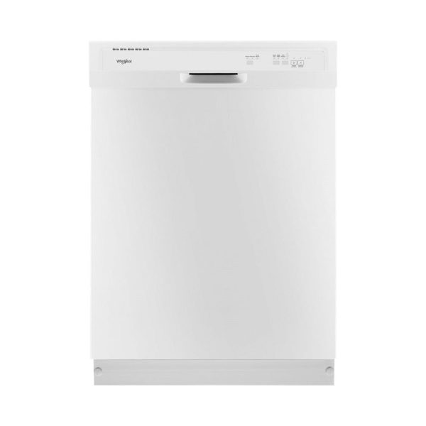 Whirlpool - 24" Front Control Built-In Dishwasher with 1-Hour Wash Cycle, 55dBA - White - Image 7