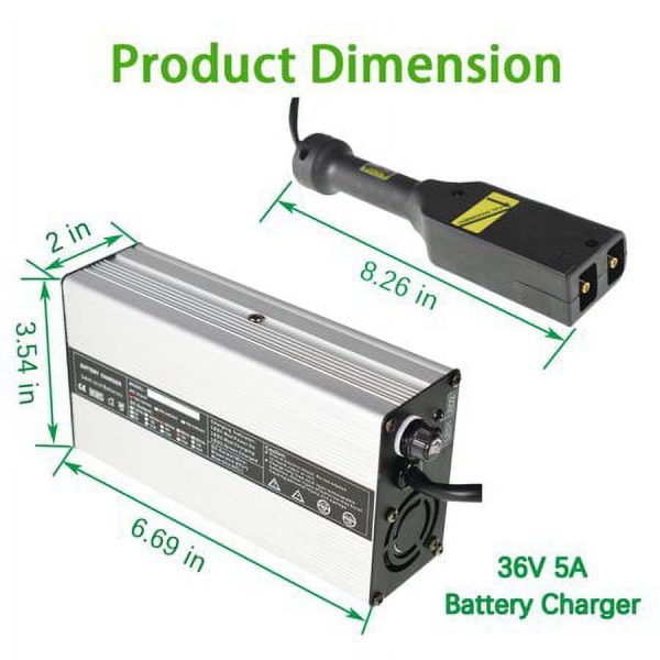 Genrics 36 Volt Battery Charger Replacement for EZGO TXT Medalist Golf Cart - Image 4