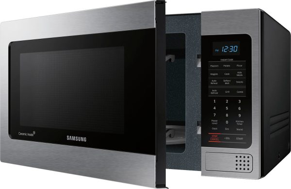 Samsung - 1.1 Cu. Ft. Countertop Microwave with Grilling Element - MG11H2020CT - Image 2