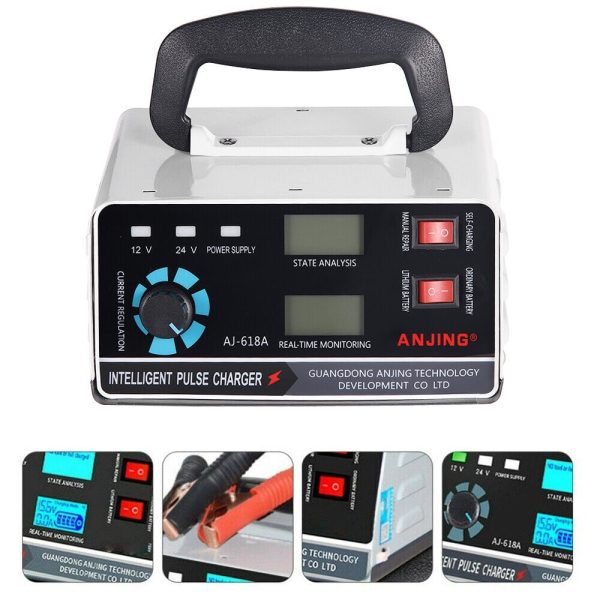 JahyShow Automatic Pulse Repair Trickle Charger: Revive Your Car Battery with 400W Power