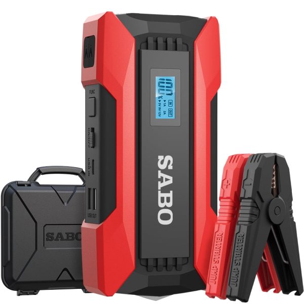 SABO 1200A Peaks 8000mAh Car Jump Starter Start Engine with Confidence