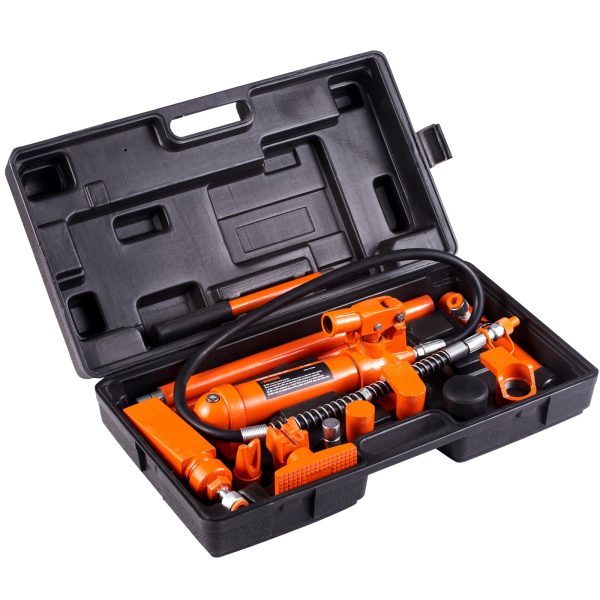 BENTISM 4 Ton Porta Power Kit Hydraulic Jack Air Pump Lift Ram Tool Auto Body Frame Repair Power Kits - Image 9