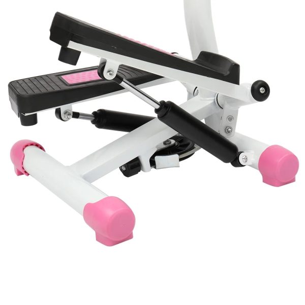 UBesGoo Mini Aerobic Stepper, Stair Climber Twist Fitness Machine with handle, Pink - Image 4