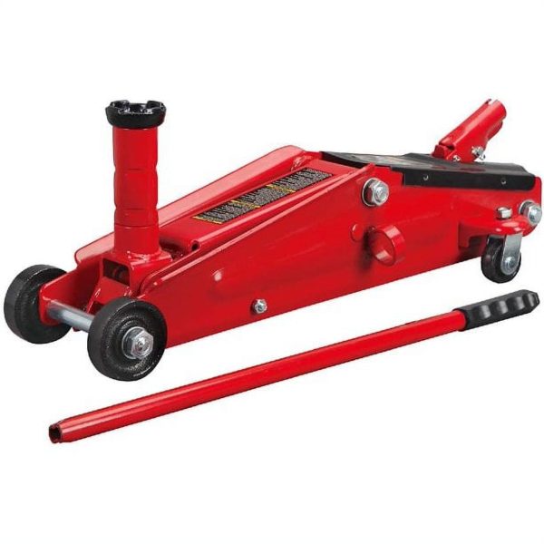 Big Red 3 Ton Hydraulic Trolley Service/Floor Jack with Extra Saddle, Fits SUVs and Trucks, Red, W8306