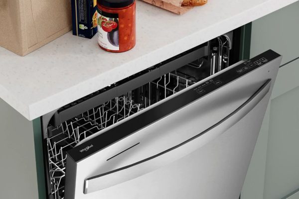 Whirlpool - 24" Top Control Built-In Dishwasher with Stainless Steel Tub, Large Capacity, 3rd Rack, 47 dBA - Stainless steel - Image 14