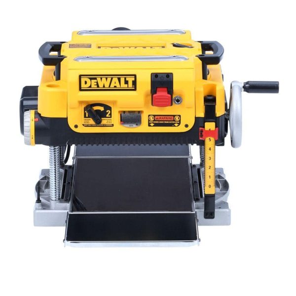 15 Amp Corded 13 in. Heavy-Duty 2-Speed Thickness Planer with (3) Knives, In Feed Table and Out Feed Table DW735X - Image 7