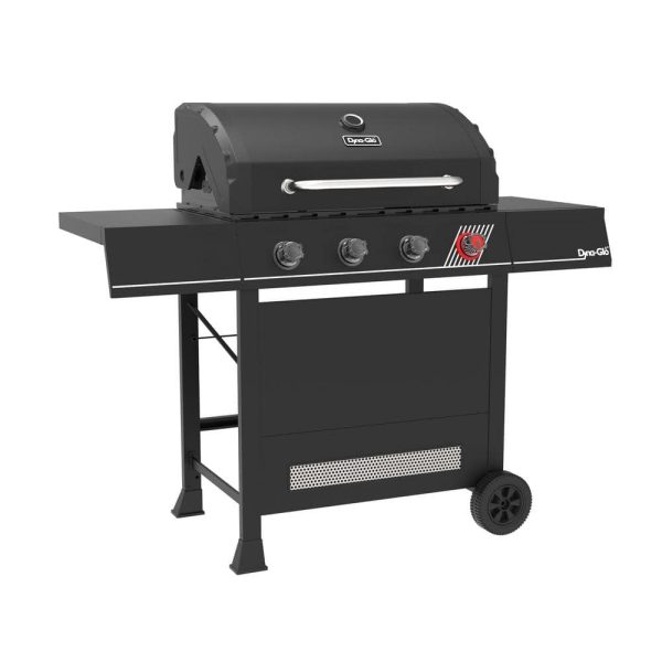 Dyna-Glo 4-Burner Natural Gas Grill in Matte Black with TriVantage Multi-Functional Cooking System DGH450CRN-D - Image 3