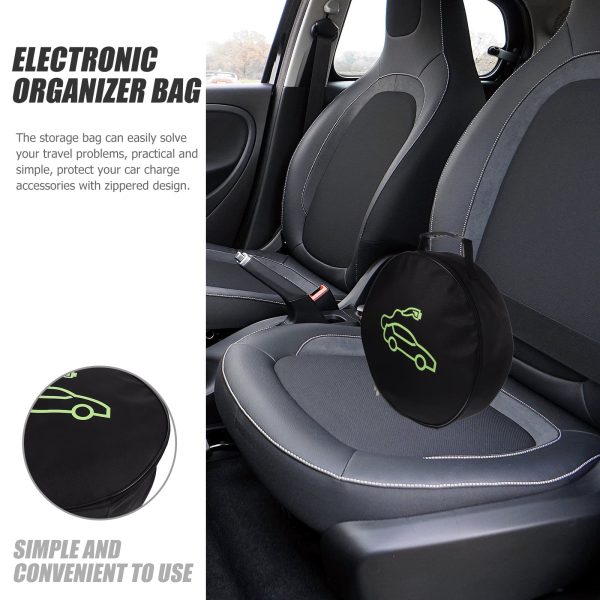 Gongxipen Round Cable Storage Bag EV Cable Bag Portable Cable Storage Bag Polyester Cable Pouch - Image 7