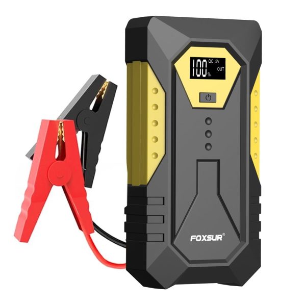 FOXSUR Electric inflator,Dual USB Output Diesels LED Dual 6.0L or 5.0L Battery Power (Up Peaks Battery Power (Up 6.0L or 600A Peaks Battery Jump 600A Peaks Power (Up 6.0L 5.0L Diesels LED inflator - Image 3