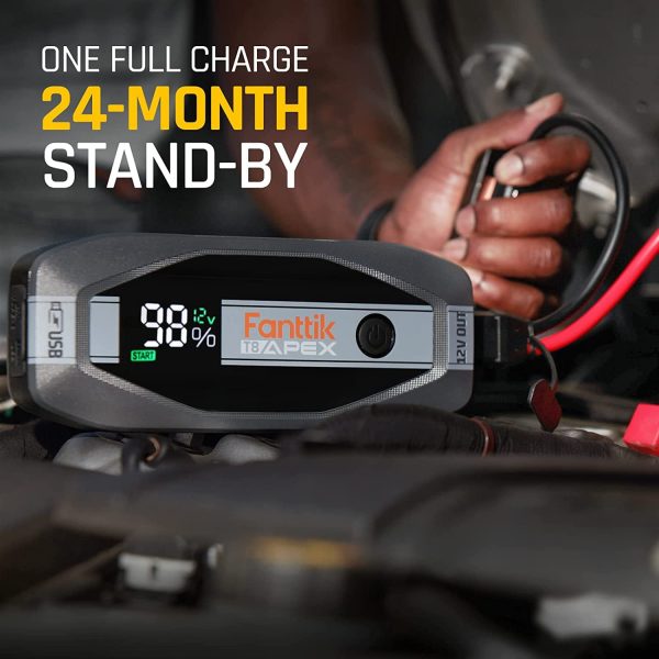 Fanttik 2000 Amp Jump Starter, 12V Car Battery Booster, 65W Two-Way Fast Charging - Image 7