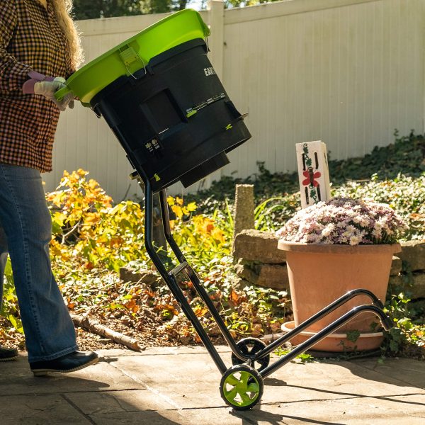 Earthwise LM71313 Amp 13-Inch Corded Electric Leaf Mulcher/Shredder, Green - Image 8