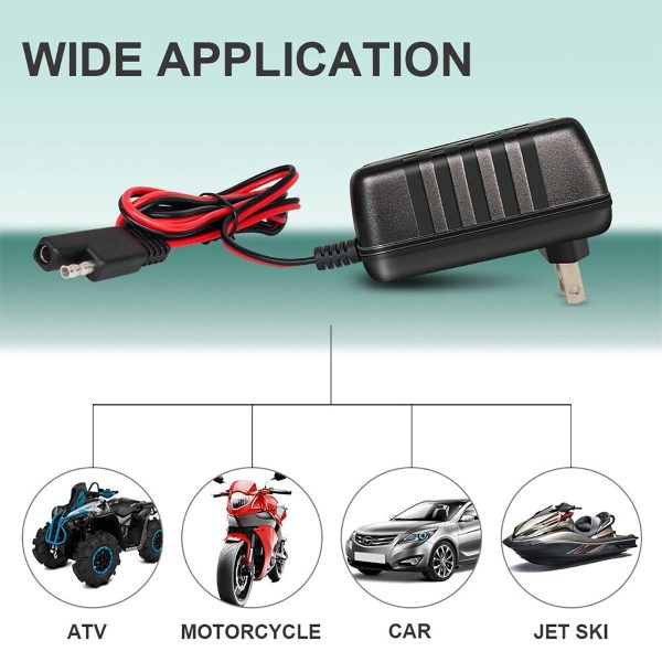 3x Automatic Battery Charger Maintainer Motorcycle Trickle Float For Tender 6V 12V - Image 2