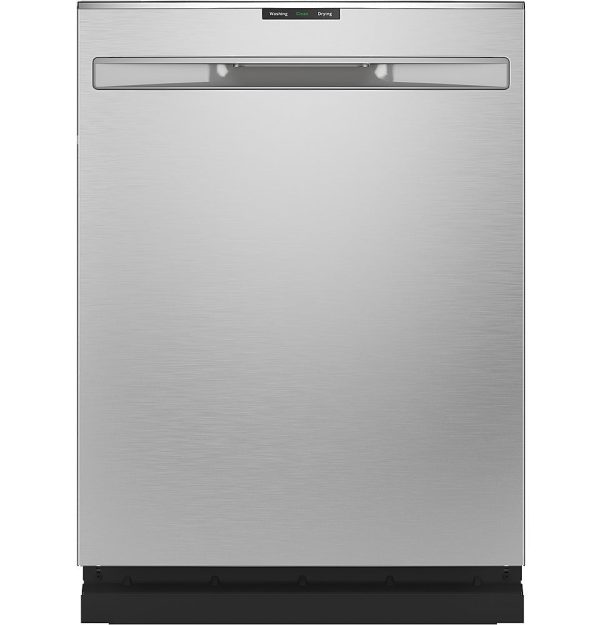 GE Profile - Top Control Built-In Stainless Steel Tub Dishwasher with 3rd Rack and Microban, 42dBA - Stainless steel