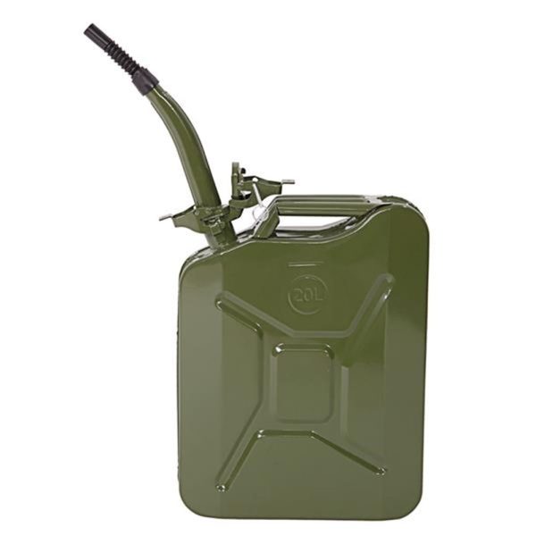 20L 0.6mm Fuel Can Portable Steel Oil Can Petrol Diesel Storage Can For Fuels Gasoline