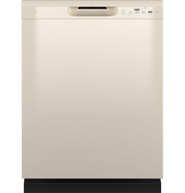 GE - Front Control Built-In Dishwasher with 55 dBA - Bisque - Image 18