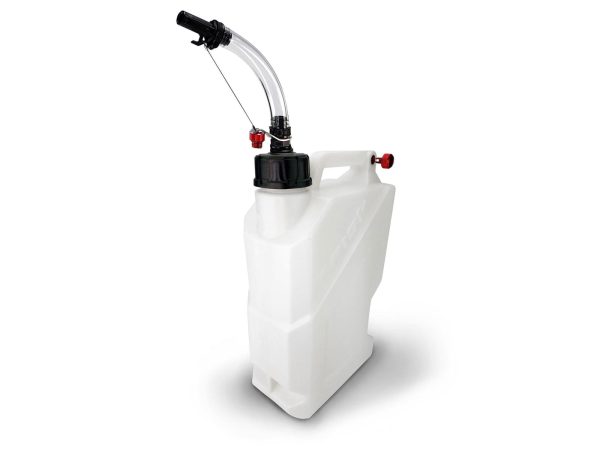 STKR Concepts EZ3 Utility Jug Combo, 3 Gal Jug, Hose Bender, White