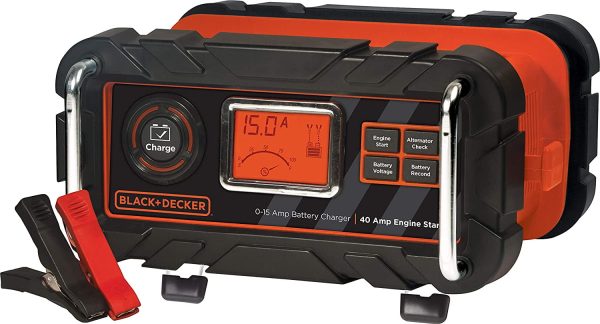 BLACK+DECKER BC15BD Fully Automatic 15 Amp 12V Bench Battery Charger