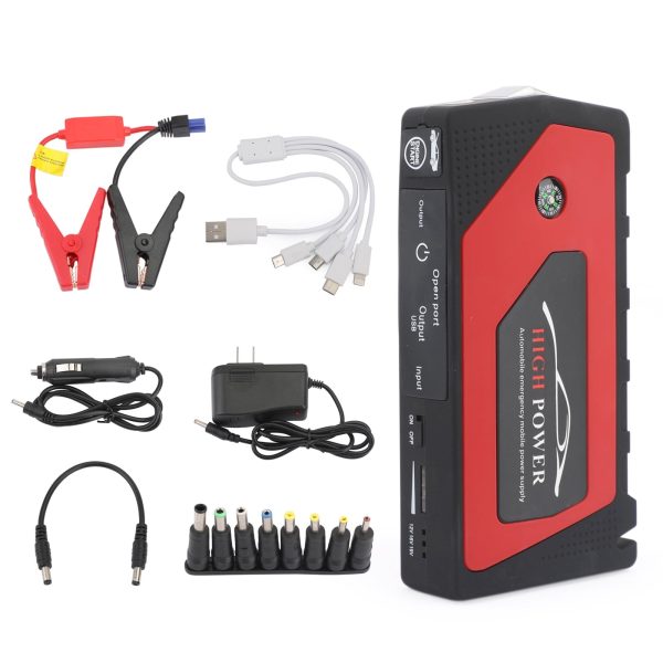 69800mAh Car Jump Starter Portable 4-USB Power Bank Battery Booster Clamp Kits - Image 9