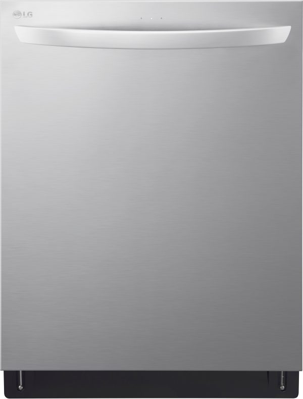 LG - 24" Top Control Smart Built-In Stainless Steel Tub Dishwasher with 3rd Rack, QuadWash and 46dba - Stainless steel - Image 14