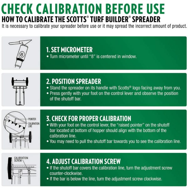 Scotts 76565 Turf Builder Classic Drop Spreader， Single Pack - Image 8